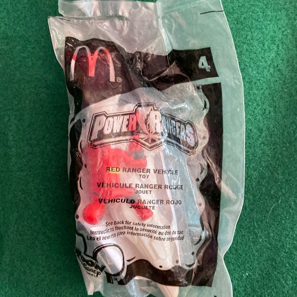 Power Rangers McDonald’s Happy Meal Toy #4 – Vintage Collectible